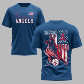 Los Angeles Angels x American Flag Premium Performance T-Shirt PH00004