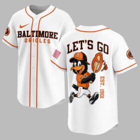 Baltimore Orioles Classic Mascot Baseball Jersey LT0009