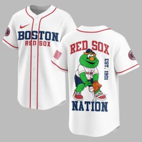 Boston Red Sox Classic Mascot Baseball Jersey LT0009