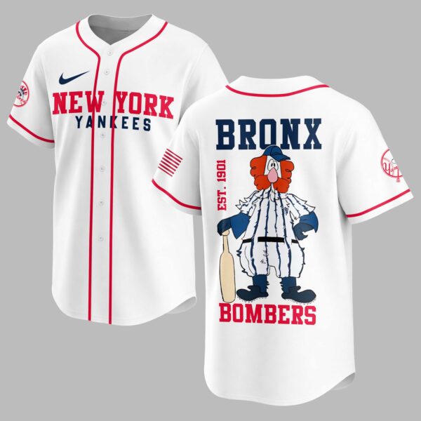 New York Yankees Classic Mascot Baseball Jersey LT0009