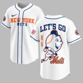 New York Mets Classic Mascot Baseball Jersey LT0009