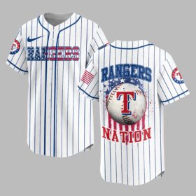 Texas Rangers USA Flag Edition Premium Baseball Jersey PH00007