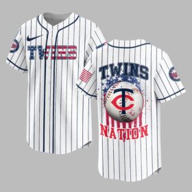 Minnesota Twins USA Flag Edition Premium Baseball Jersey PH00007