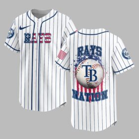 Tampa Bay Rays USA Flag Edition Premium Baseball Jersey PH00007