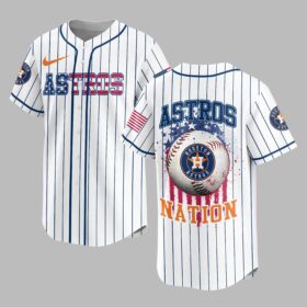 Houston Astros USA Flag Edition Premium Baseball Jersey PH00007