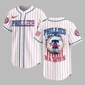 Philadelphia Phillies USA Flag Edition Premium Baseball Jersey PH00007