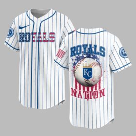 Kansas City Royals USA Flag Edition Premium Baseball Jersey PH00007