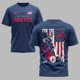 Atlanta Braves x American Flag Premium Performance T-Shirt PH00004