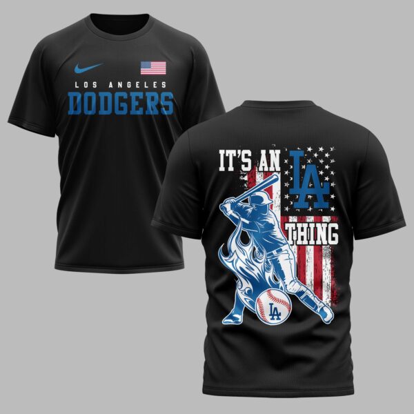 Los Angeles Dodgers x American Flag Premium Performance T-Shirt PH00004