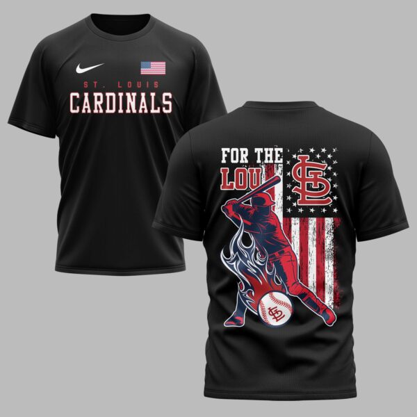 St. Louis Cardinals x American Flag Premium Performance T-Shirt PH00004 - Black, 5XL