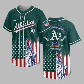 Oakland Athletics X America’s 250th Anniversary Premium Baseball Jersey PVT006
