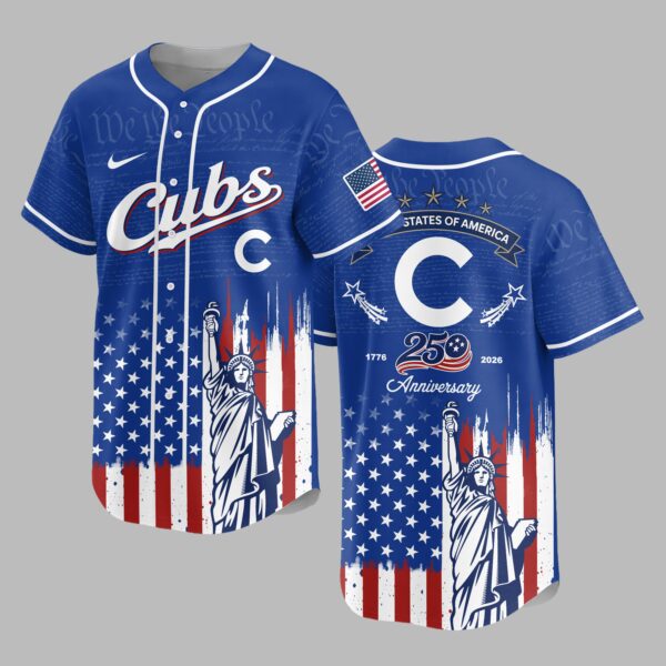 Chicago Cubs X America’s 250th Anniversary Premium Baseball Jersey PVT006