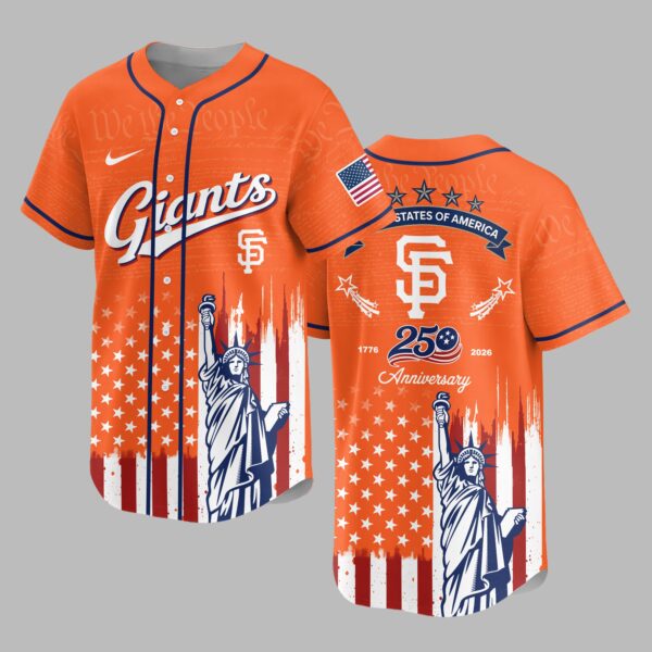 San Francisco Giants X America’s 250th Anniversary Premium Baseball Jersey PVT006